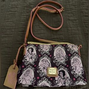 Dooney & Bourke Purple and Pink Disney Princess Half marathon 2015 Crossbody Bag